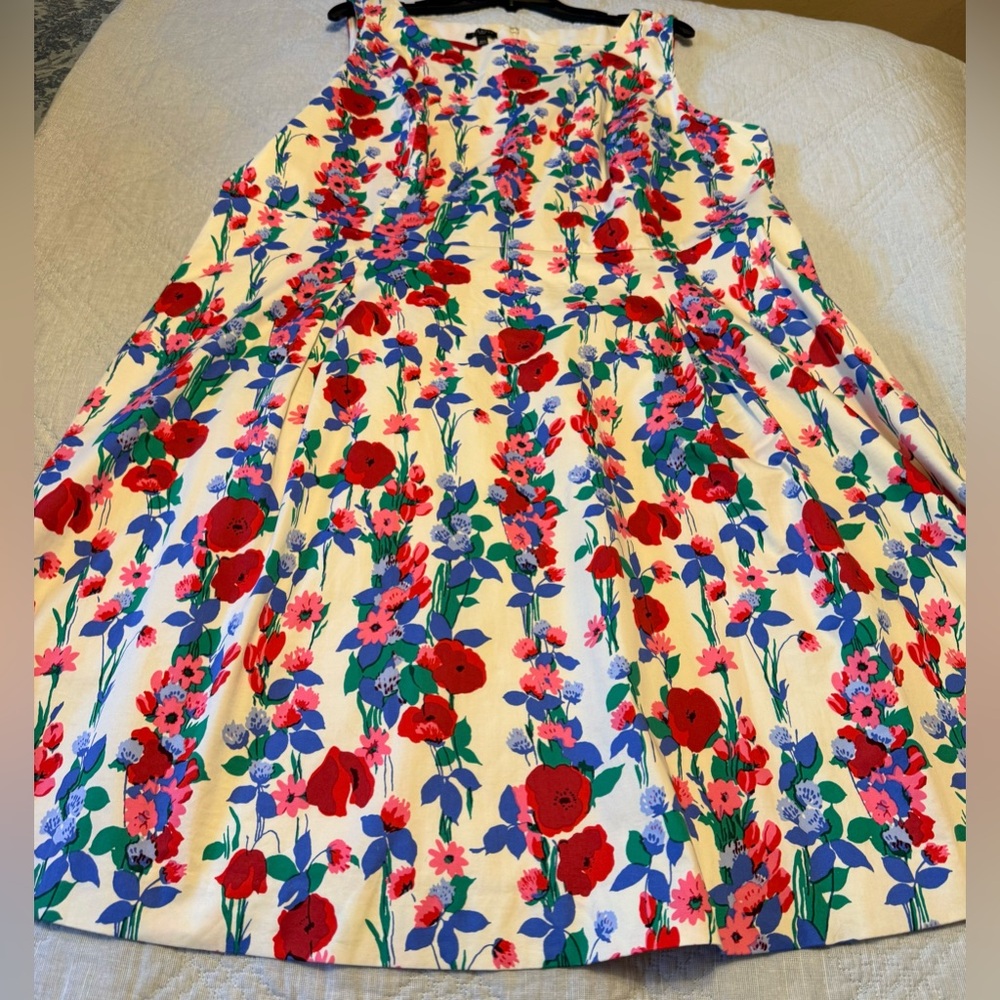 Talbots Floral Sleeveless Dress
